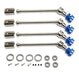 Universal Drive Shafts (4) w/ 17mm Hex for Traxxas 1/10 Maxx V2 w/ WideMaxx