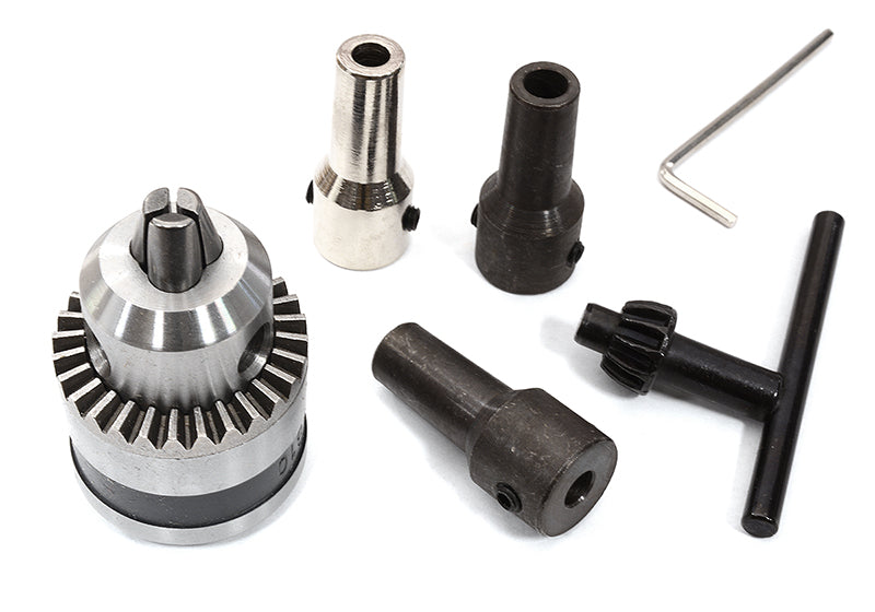 B10 Drill Clamp Chuck Coupling w/ Motor Adapter 5mm/6mm/8mm Size