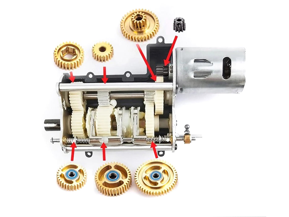 Durable Upgrade Metal Gear Set for Tamiya 1/14 Scale Trucks