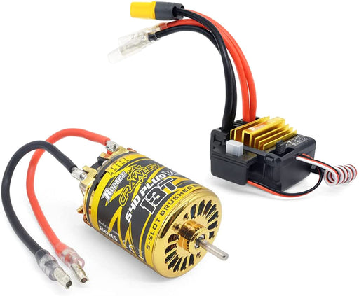 5-Slot 540 PLUS V2 Brush Type 13T Crawler Motor w/ 80A ESC