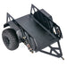 Realistic 1/10 Size Utility Box Trailer for Scale Crawler Truck 329x250x140mm