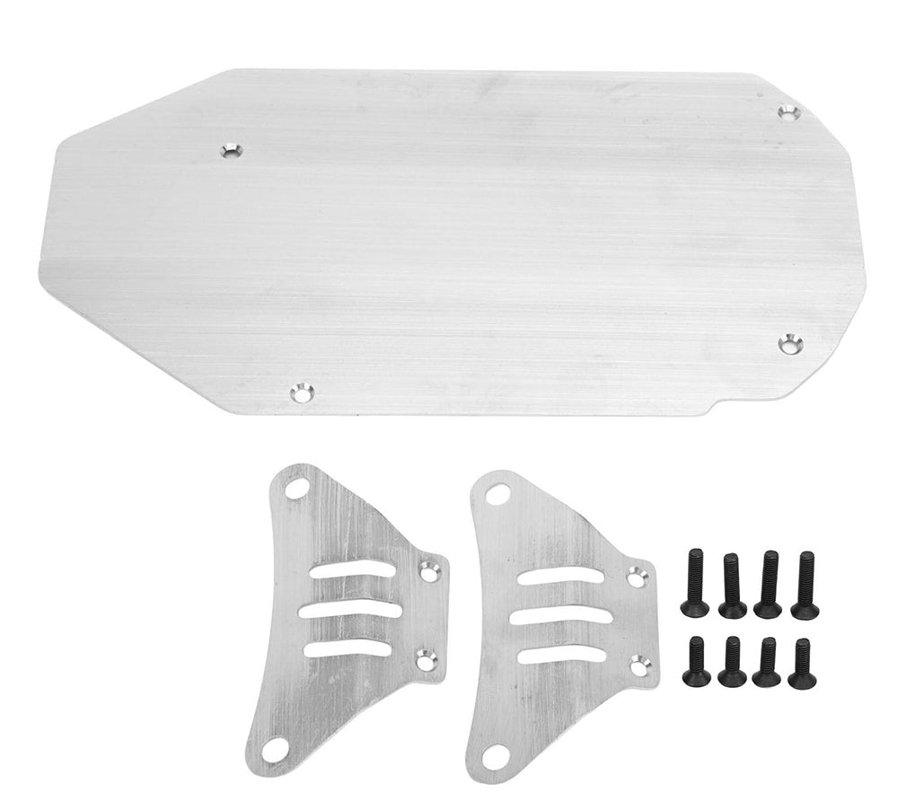 Steel Machined Chassis Protection Guard & Skid Plates for Tamiya TT-02