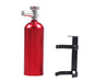 Realistic Alloy Machined 1/10 Scale Size Model Fire Extinguisher w/ Mount