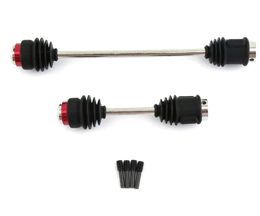 Alloy Machined Center Driveshafts w Dust Boots for E-Maxx 3905