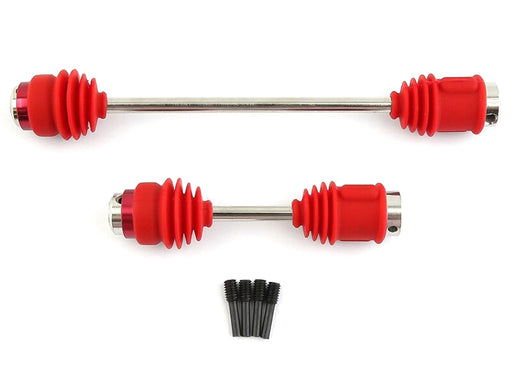 Alloy Machined Center Driveshafts w Dust Boots for E-Maxx 3905