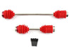 Alloy Machined Center Driveshafts w Dust Boots for E-Maxx 3905