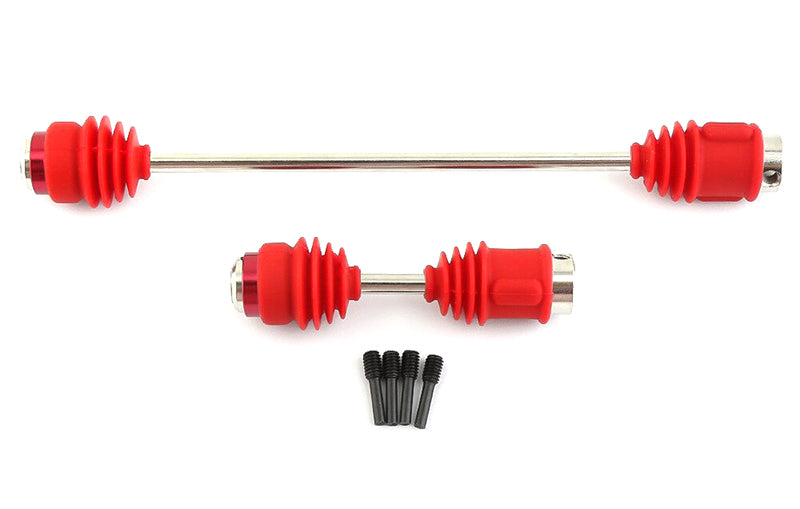 Alloy Machined Center Driveshafts w/ Dust Boots for E-Revo 2.0 Brushless