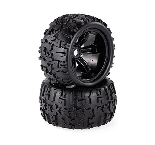 Tires, Wheels & Inserts TK66 w/17mm Hex for 1/8 Monster Truck Size 2pcs OD=155mm