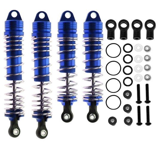 Alloy Machined Shock Set (4) for Traxxas Slash, Stampede & Rustler (4X4 & 2WD)