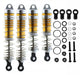 Alloy Machined Shock Set (4) for Traxxas Slash, Stampede & Rustler (4X4 & 2WD)