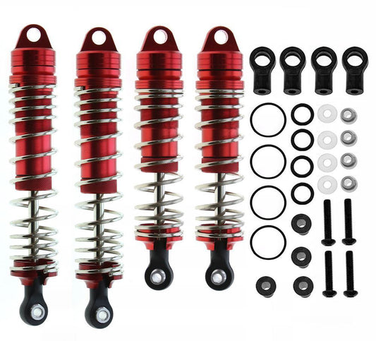 Alloy Machined Shock Set (4) for Traxxas Slash, Stampede & Rustler (4X4 & 2WD)