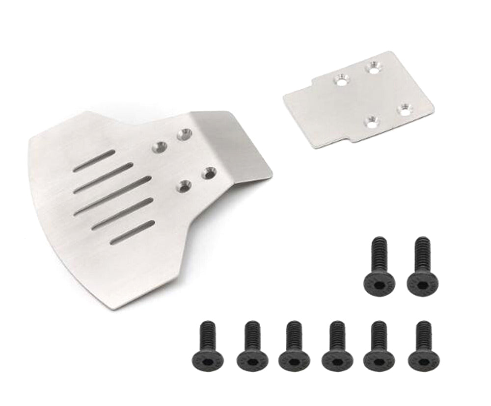 Stainless Front & Rear Protection Plates for Traxxas 1/10 Slash 2WD