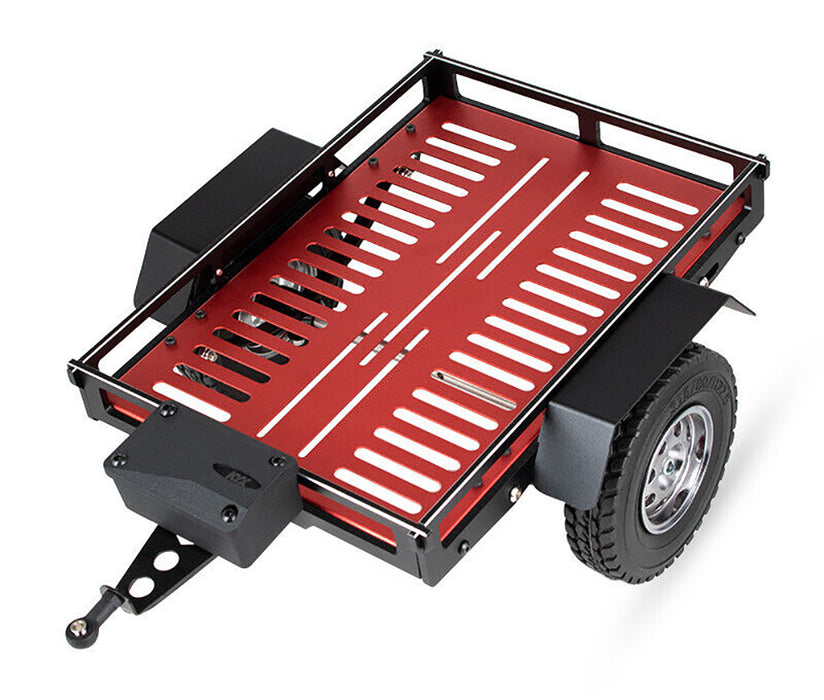 Realistic Leaf Spring 1/10 Size Low Side Trailer 285x210x100mm for Scale Crawler