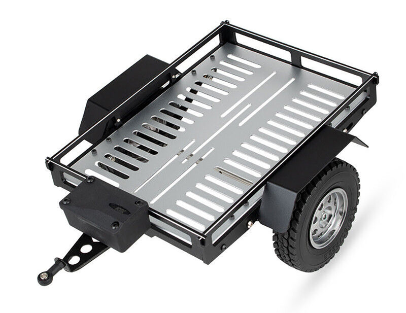 Realistic Leaf Spring 1/10 Size Low Side Trailer 285x210x100mm for Scale Crawler