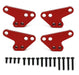 Alloy Machined Lower Shock Mount(4) Lift Kit for Traxxas 1/10 Maxx V2 w/WideMaxx