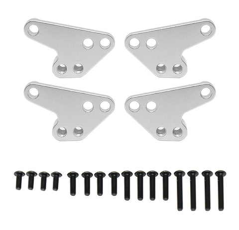 Alloy Machined Lower Shock Mount(4) Lift Kit for Traxxas 1/10 Maxx V2 w/WideMaxx