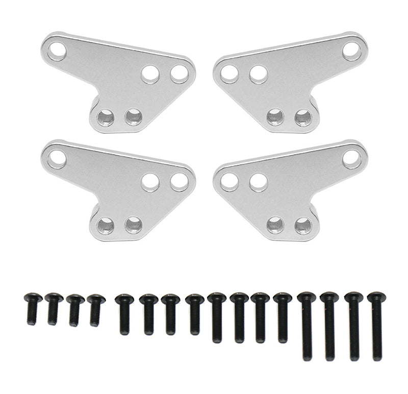 Alloy Machined Lower Shock Mount(4) Lift Kit for Traxxas 1/10 Maxx V2 w/WideMaxx
