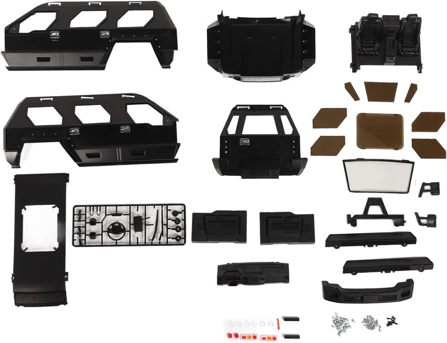 Realistic Plastic Scale Body Kit for 1/10 Size TRX-4 Off-Road Crawler 324mm WB