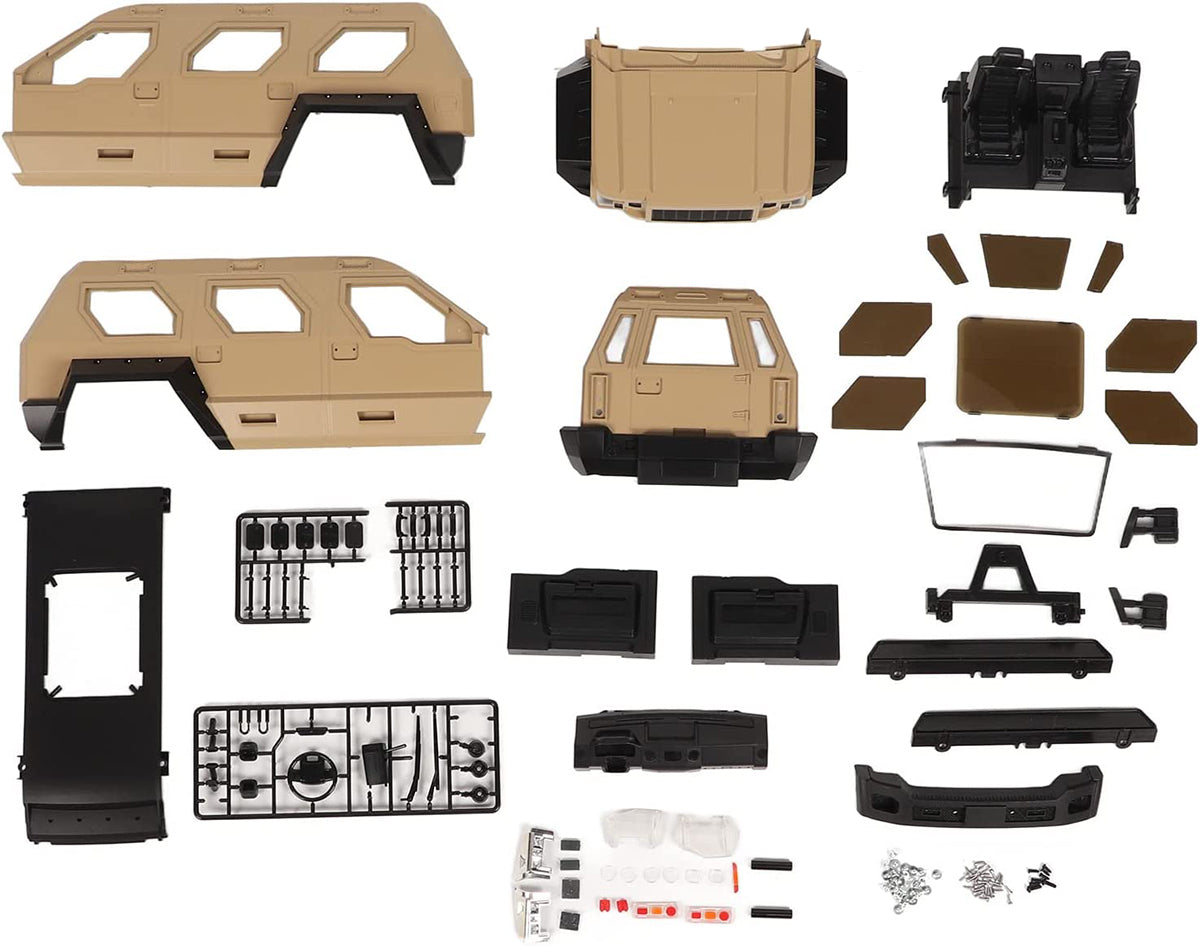 Realistic Plastic Scale Body Kit for 1/10 Size TRX-4 Off-Road Crawler 324mm WB