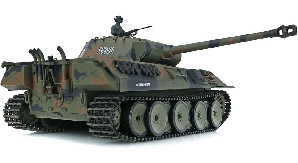 1/16 Scale German Panther Main Battle Tank, 2.4Ghz R/C Model HL3819-1 7.0