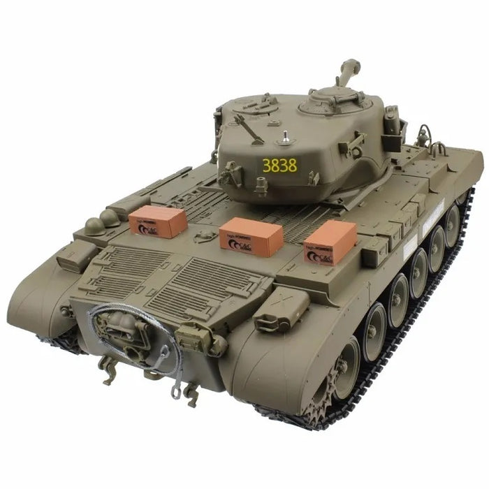 1/16 Scale USA M26 Pershing RC Heavy Tank, 2.4Ghz R/C Model HL3838-1 7.0