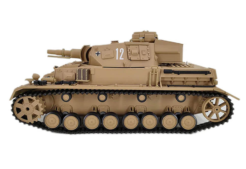 1/16 Scale German Panzer IV F-1 Type RC Tank, 2.4Ghz R/C Model HL3858-1 7.0