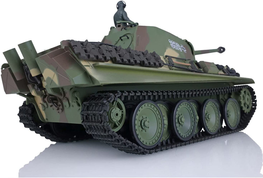 1/16 Scale German Panther Type G RC Battle Tank, 2.4Ghz R/C Model HL3879-1 7.0