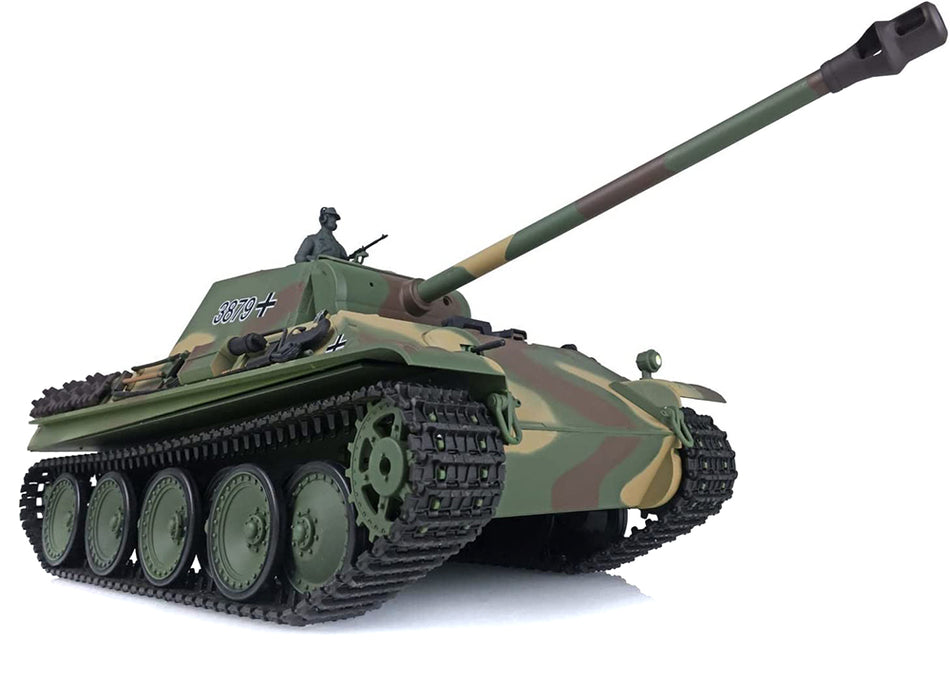 1/16 Scale German Panther Type G RC Battle Tank, 2.4Ghz R/C Model HL3879-1 7.0