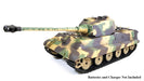 1/16 Scale German King Tiger Henschel RC Tank, 2.4Ghz R/C Model HL3888A-1 7.0