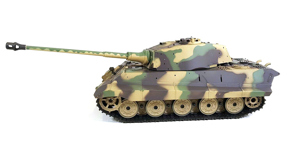 1/16 Scale German King Tiger Henschel RC Tank, 2.4Ghz R/C Model HL3888A-1 7.0