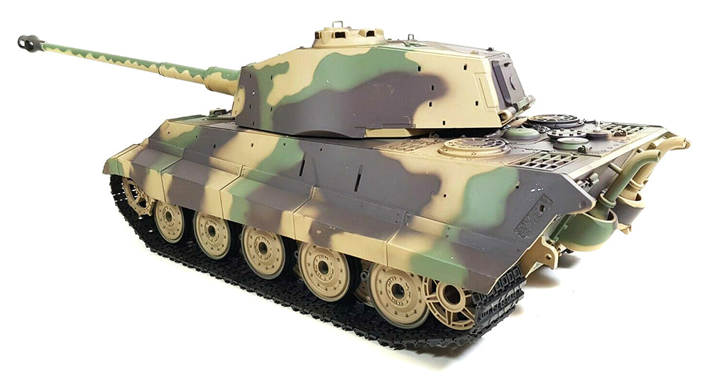 1/16 Scale German King Tiger Henschel RC Tank, 2.4Ghz R/C Model HL3888A-1 7.0