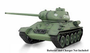 1/16 Scale T-34/85 RC Main Battle Tank, 2.4Ghz R/C Model HL3909-1 7.0