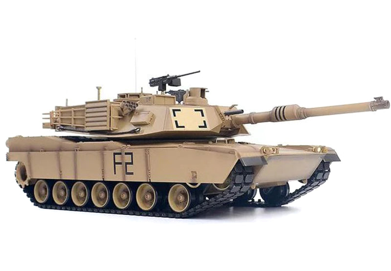 1/16 Scale USA M1A2 Abrams RC Main Battle Tank, 2.4Ghz R/C Model HL3918-1 7.0