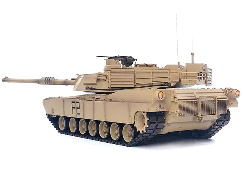 1/16 Scale USA M1A2 Abrams RC Main Battle Tank, 2.4Ghz R/C Model HL3918-1 7.0