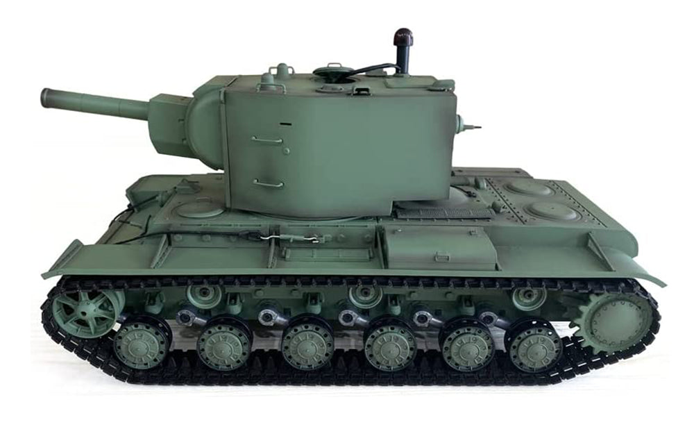 1/16 Scale RC Heavy Tank KV-2, 2.4GHz Remote Control Model in Green