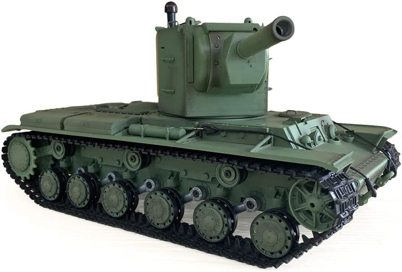 1/16 Scale RC Heavy Tank KV-2, 2.4GHz Remote Control Model in Green