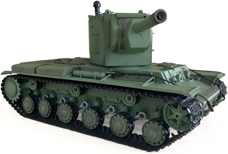 1/16 Scale RC Heavy Tank KV-2, 2.4GHz Remote Control Model in Green