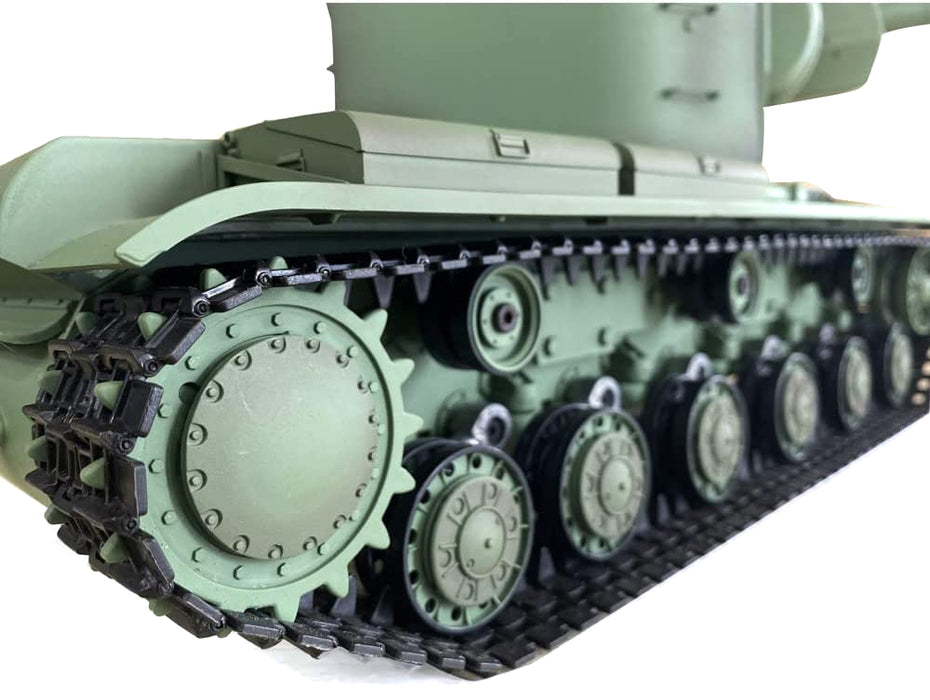 1/16 Scale RC Heavy Tank KV-2, 2.4GHz Remote Control Model in Green