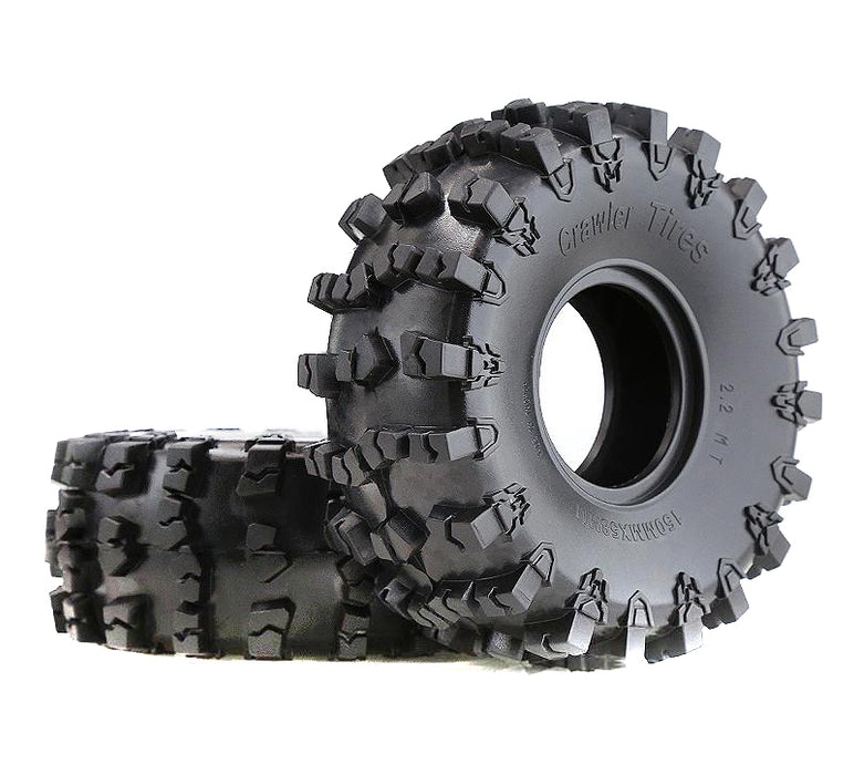 All Terrain Off-Road 2.2 Size (2) Tire O.D.=150mm for 1/10 Scale Crawler