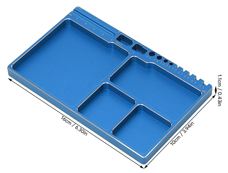 Magnetic Hardware Storage Tray Organizer Workstation 161x99x11mm
