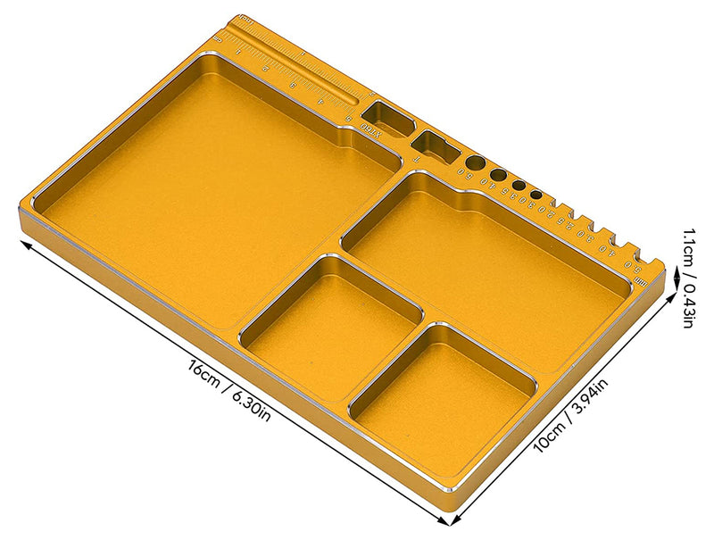 Magnetic Hardware Storage Tray Organizer Workstation 161x99x11mm