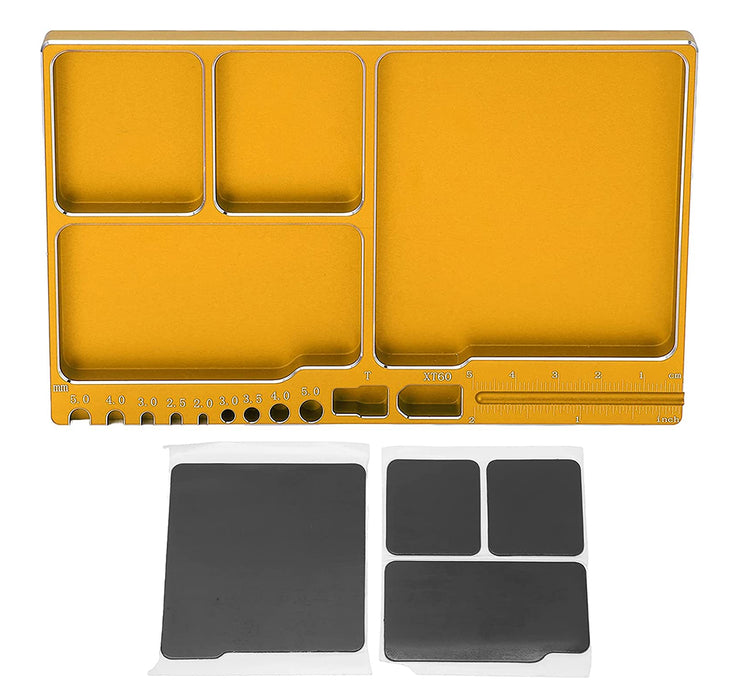 Magnetic Hardware Storage Tray Organizer Workstation 161x99x11mm