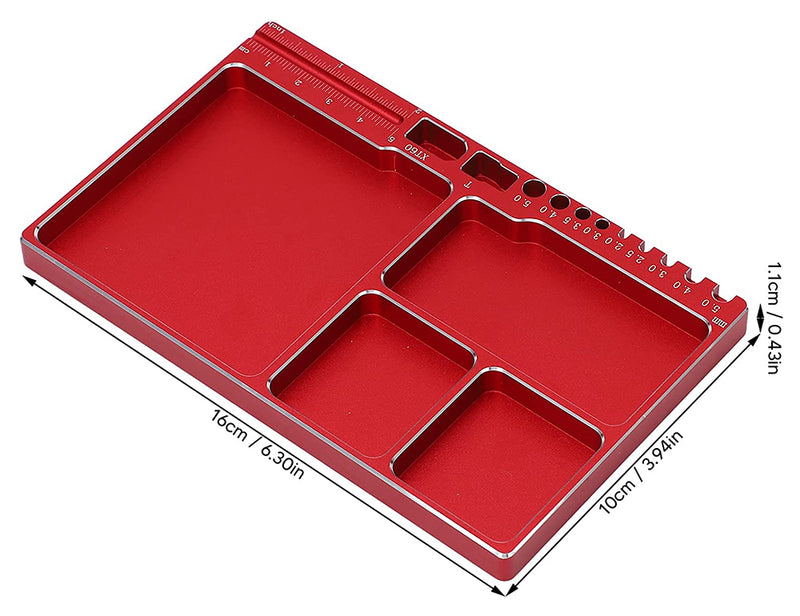 Magnetic Hardware Storage Tray Organizer Workstation 161x99x11mm