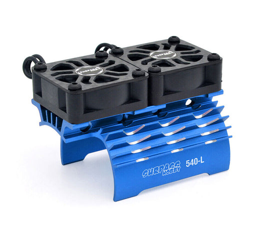Surpass Alloy Heatsink & Twin Cooling Fan for 540/550 Size Motor