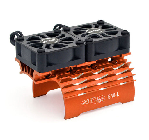 Surpass Alloy Heatsink & Twin Cooling Fan for 540/550 Size Motor
