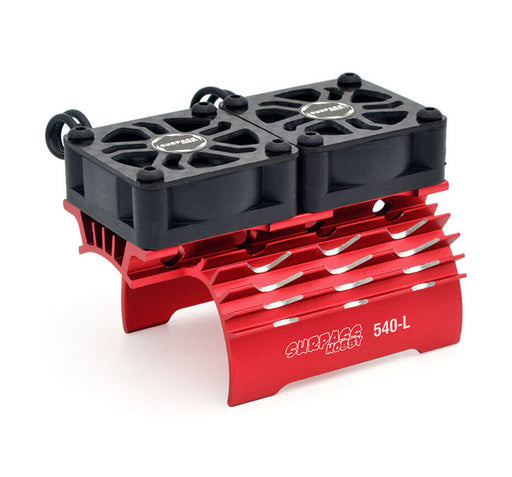 Surpass Alloy Heatsink & Twin Cooling Fan for 540/550 Size Motor