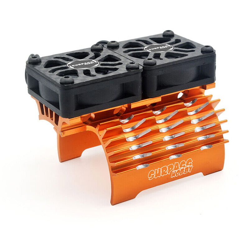Surpass Alloy Heatsink & Twin Cooling Fan for 40mm O.D. Size Motor