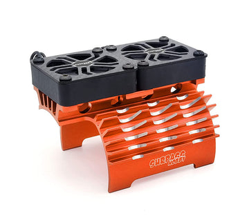 Surpass Alloy Heatsink & Twin Cooling Fan for 56mm O.D. Size Motor