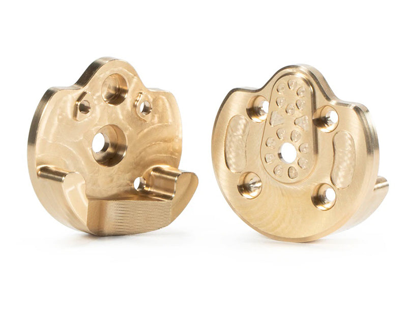 Brass Alloy Portal Housing Covers (2) Each 37g for 1/18 UTB18 Capra 4WD