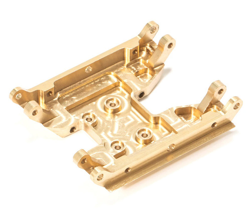 Brass Machined Center Lower Gearbox Plate 108g for 1/18 UTB18 Capra 4WD